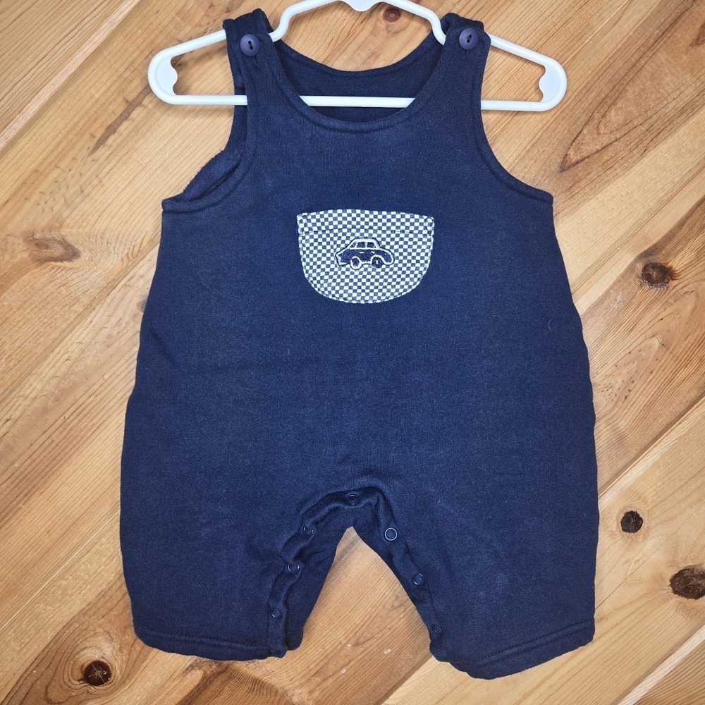 Vtg Honors‎ Baby Boys Romper Blue Sleeveless 6-9 Months